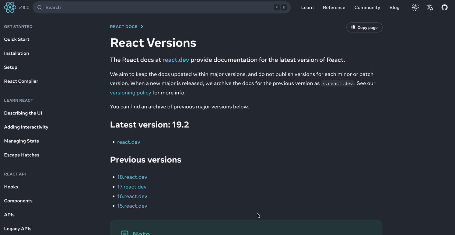 React Docs